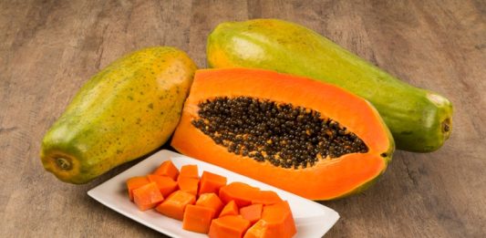 Papaya Nedir? Papaya’nın Faydaları Nelerdir? Papaya, tropikal iklimlerde yetişen ve besin değeri yüksek bir meyvedir. Genellikle turuncu veya sarı renkte olan bu meyve, hem lezzeti hem de sağlığa faydalarıyla bilinir. Papaya, tatlı aroması ve sulu yapısıyla doğrudan tüketilebileceği gibi, smoothie, meyve salataları ve tatlı tariflerinde de kullanılabilir. Konulu bir haber görseli.